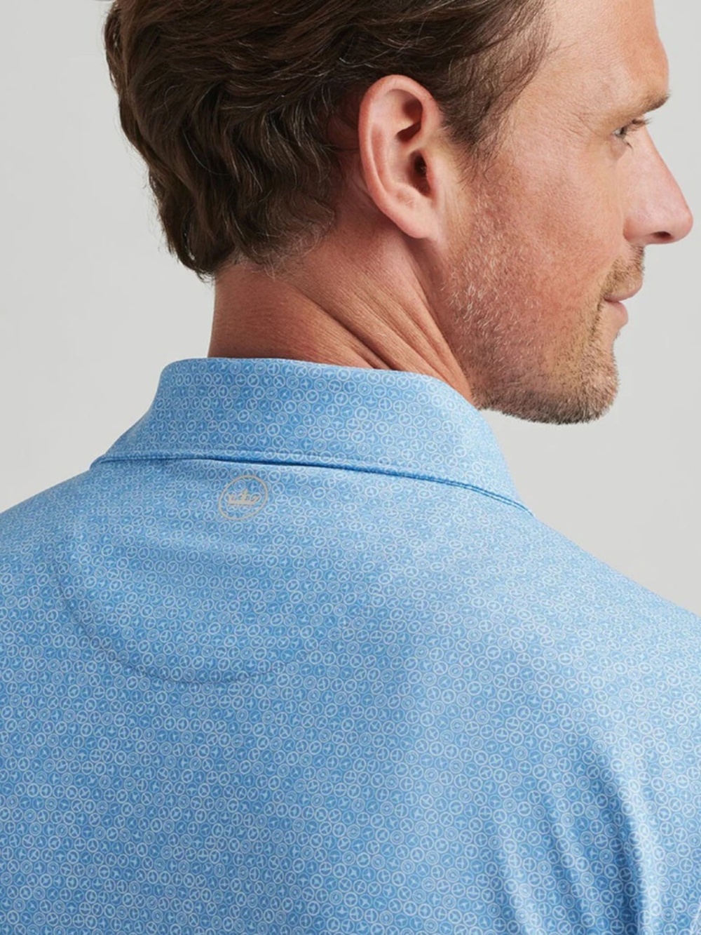 Peter Millar Men's XL Angelite Avenue Performance Jersey Polo MSRP $125